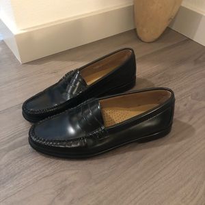 Black Leather “Whitney” Weejun Loafers